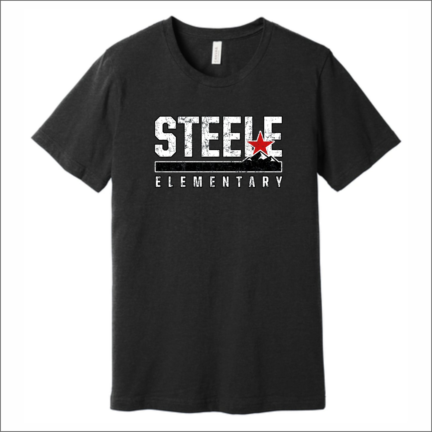 Steele Elementary Heathered Soft Jersey T-shirt