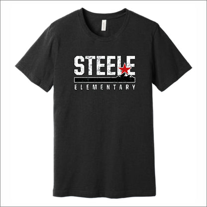 Steele Elementary Heathered Soft Jersey T-shirt