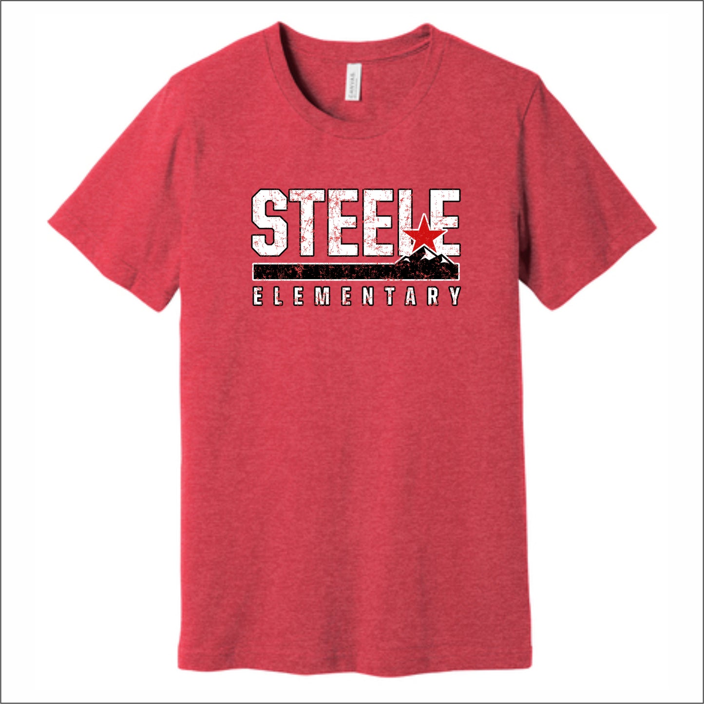 Steele Elementary Heathered Soft Jersey T-shirt