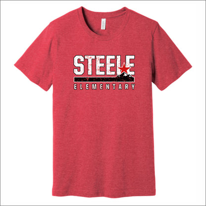 Steele Elementary Heathered Soft Jersey T-shirt