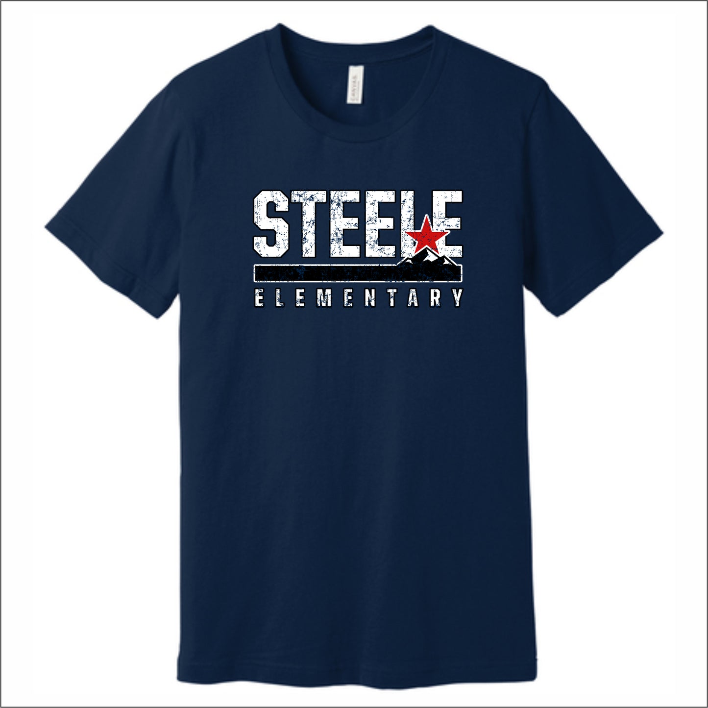 Steele Elementary Heathered Soft Jersey T-shirt