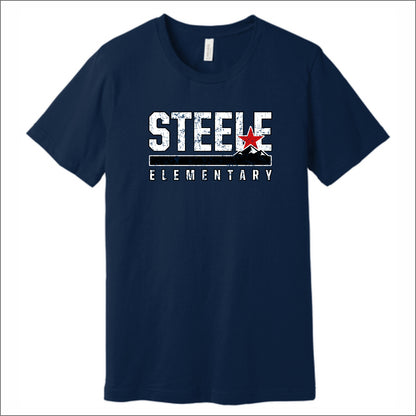 Steele Elementary Heathered Soft Jersey T-shirt