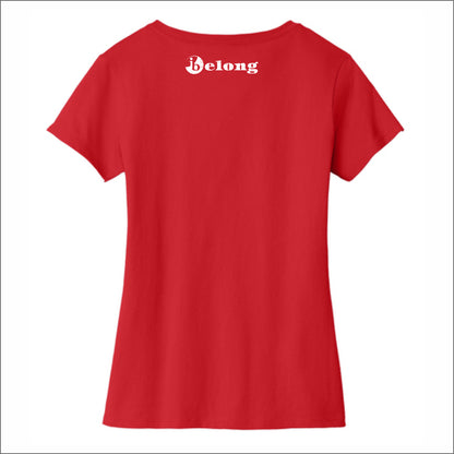 Steele Elementary Ladies Fan Favorite V-Neck Tee