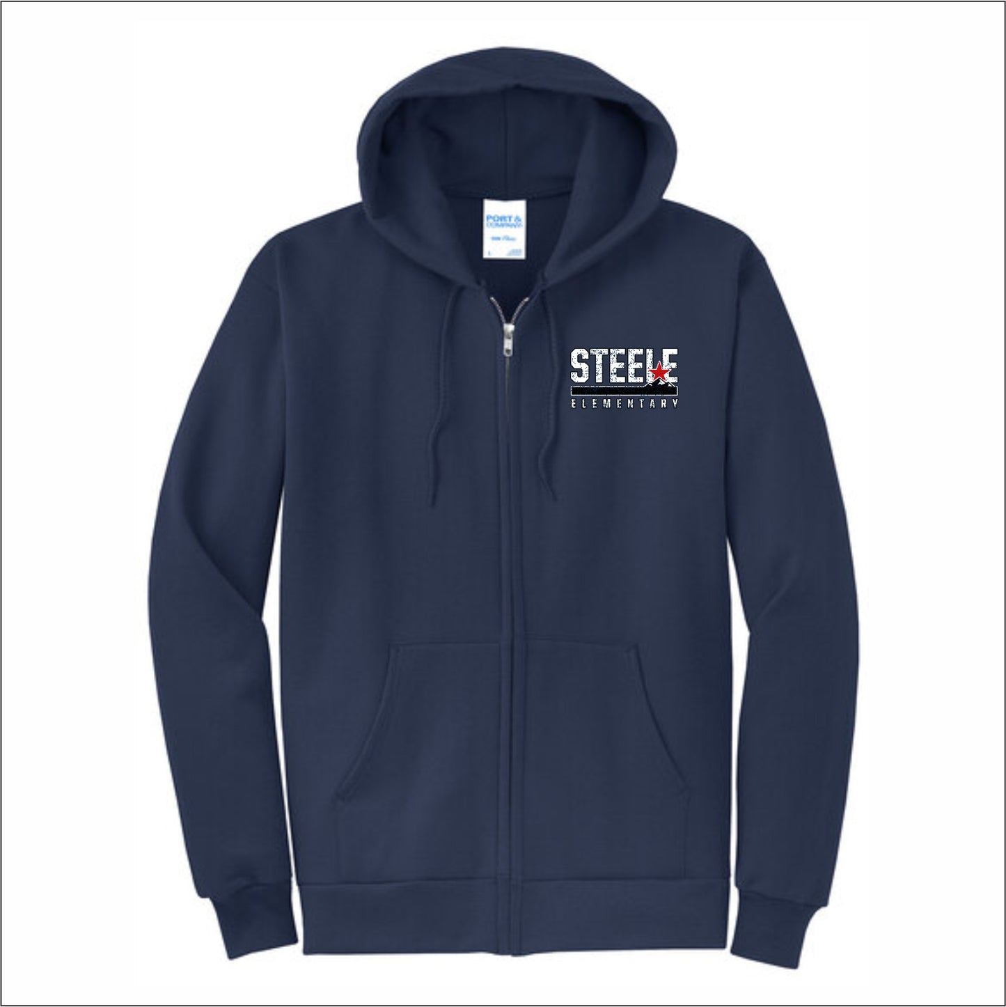 Steele Elementary Full-Zip Hooded Sweatshirt
