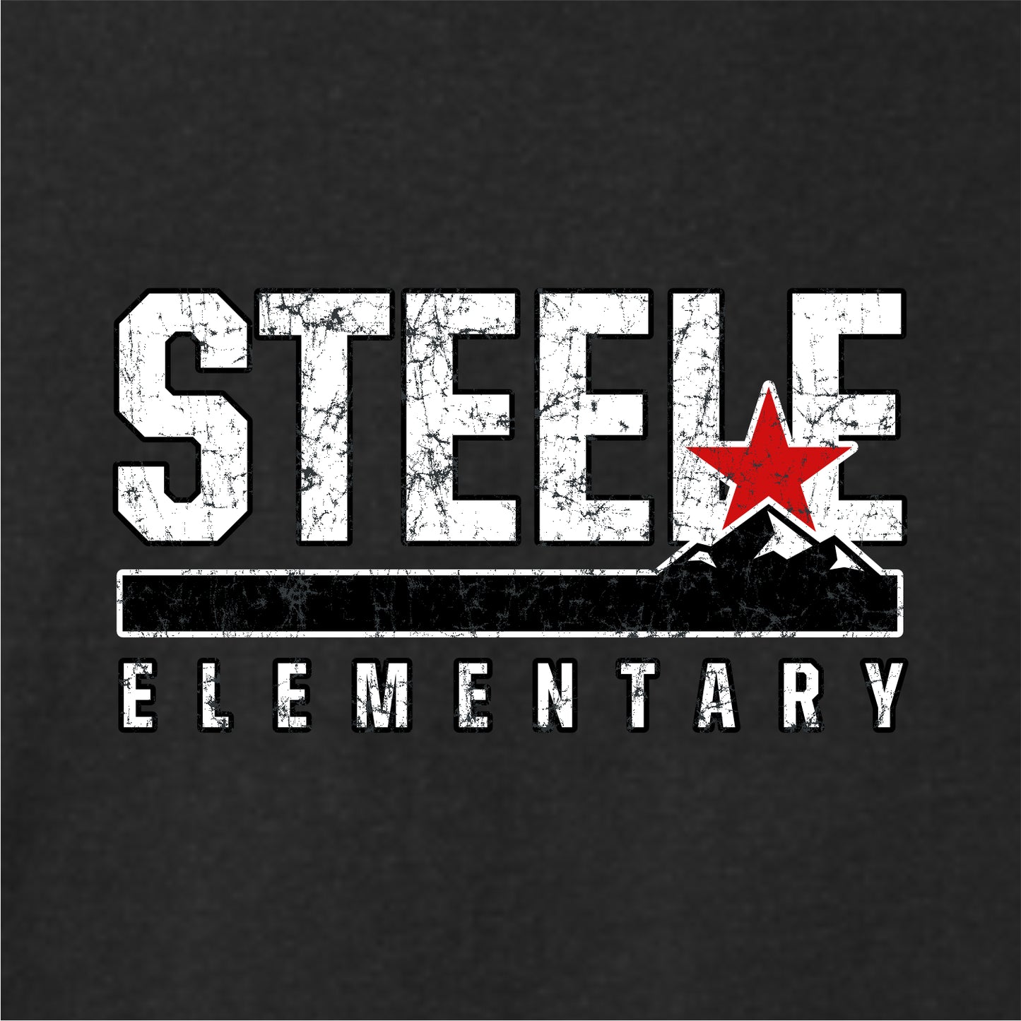 Steele Elementary Heathered Soft Jersey T-shirt