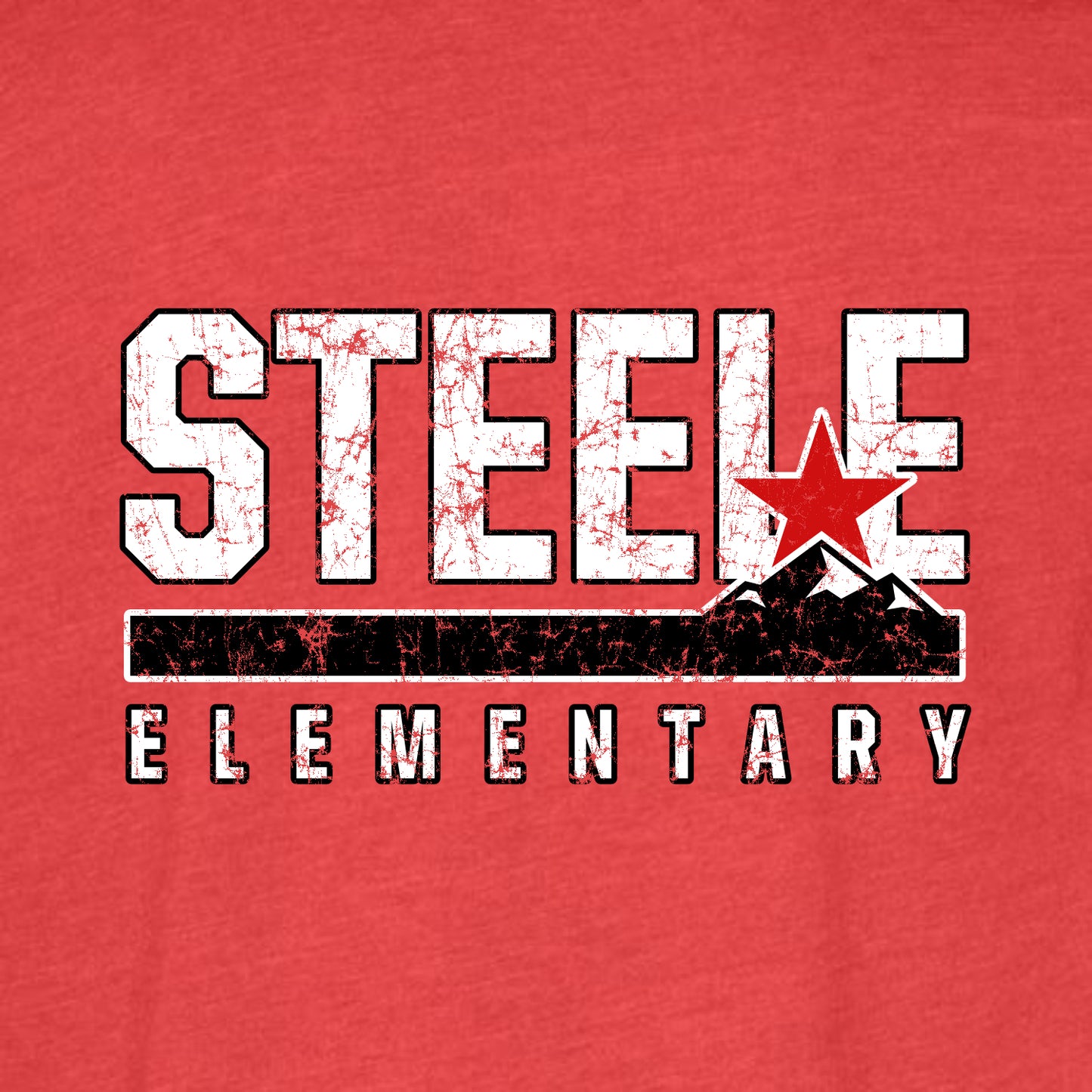 Steele Elementary Heathered Soft Jersey T-shirt