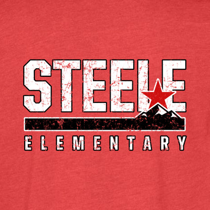 Steele Elementary Heathered Soft Jersey T-shirt