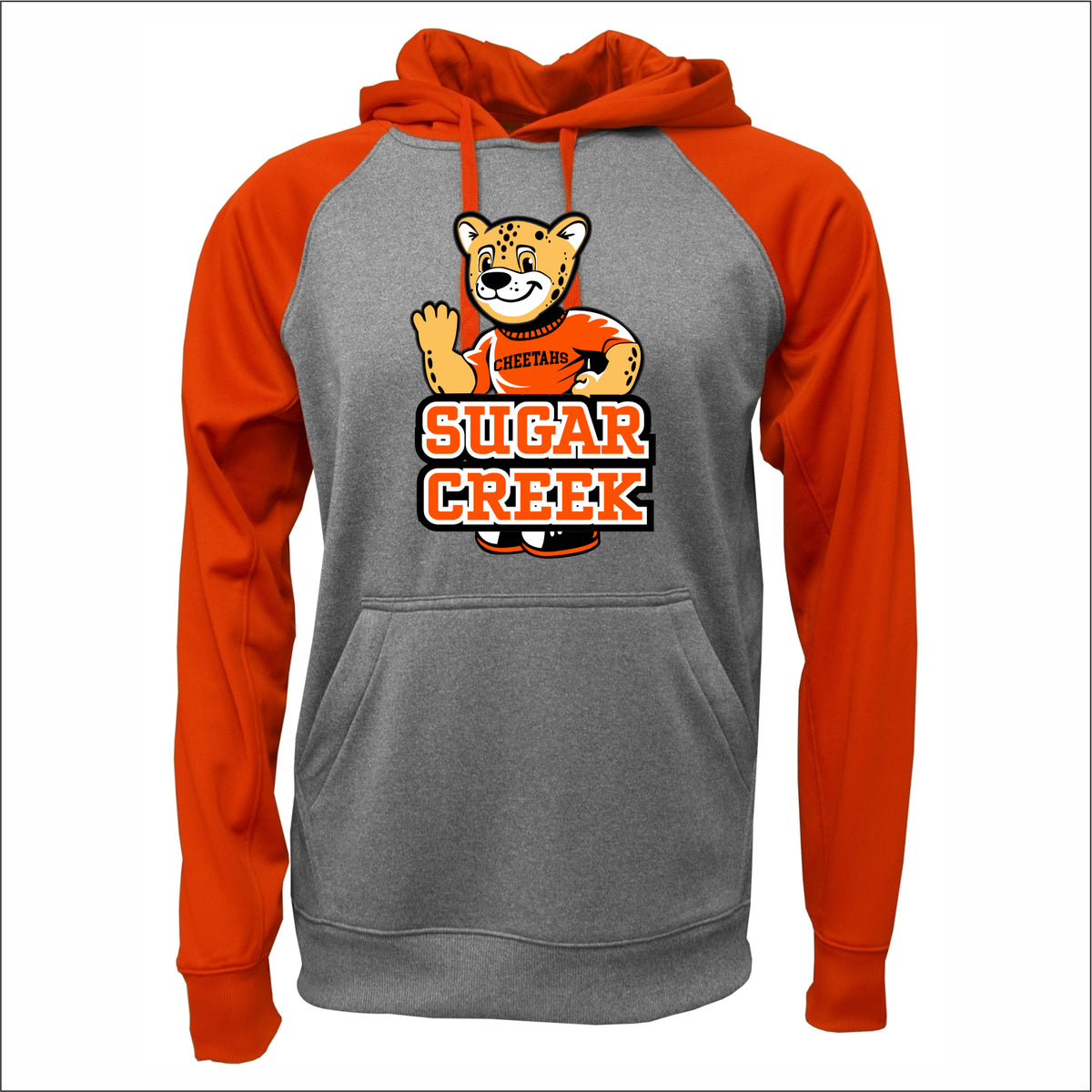Sugar Creek Elementary Performance Colorblock Hoodie - Des. A