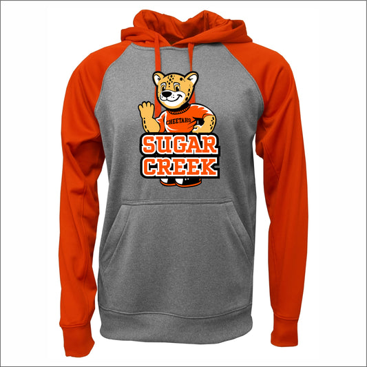 Sugar Creek Elementary Performance Colorblock Hoodie - Des. A