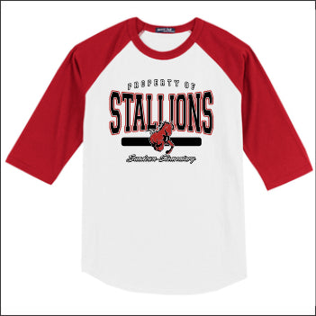 Sundown Elementary 3/4 Sleeve Baseball T-shirt