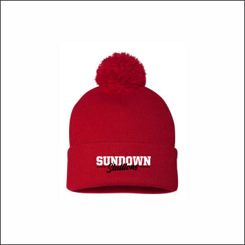 Sundown Elementary Knit Pom Beanie