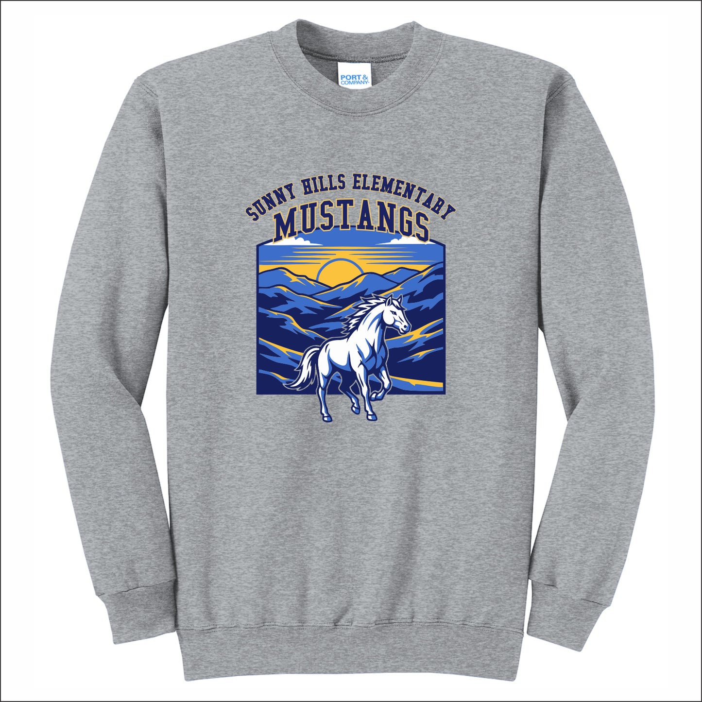 Sunny Hills Elem Crewneck Sweatshirt
