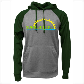 Sunrise Lake Performance Colorblock Hooded Sweatshirt