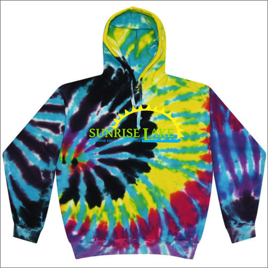 Sunrise Lake Tie-Dye Hooded Sweatshirt