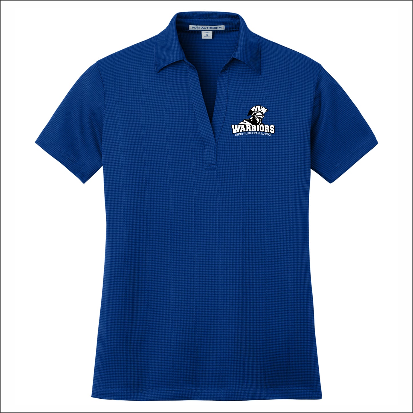 Trinity Lutheran Staff Ladies Performance Fine Jacquard Polo - Design A