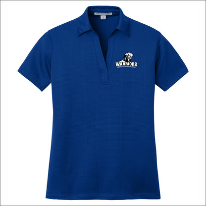 Trinity Lutheran Staff Ladies Performance Fine Jacquard Polo - Design A