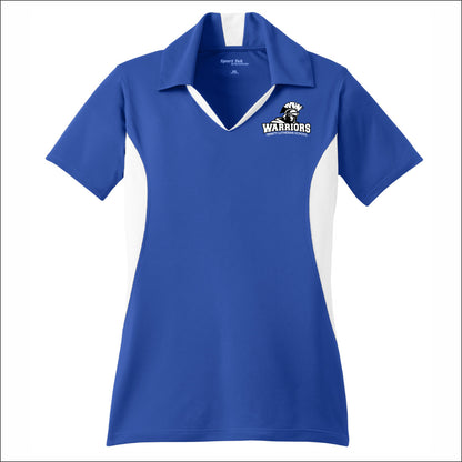 Trinity Lutheran Staff Ladies Performance Side Blocked Polo - Design A