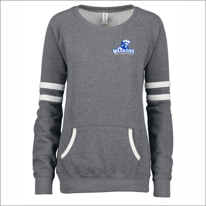 Trinity Lutheran Staff Ladies Varsity Crewneck Sweatshirt - Design A