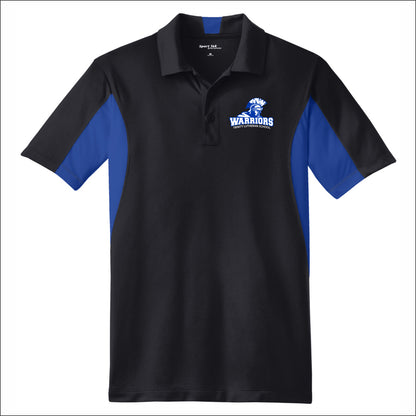 Trinity Lutheran Staff Performance Side Blocked Polo - Design A