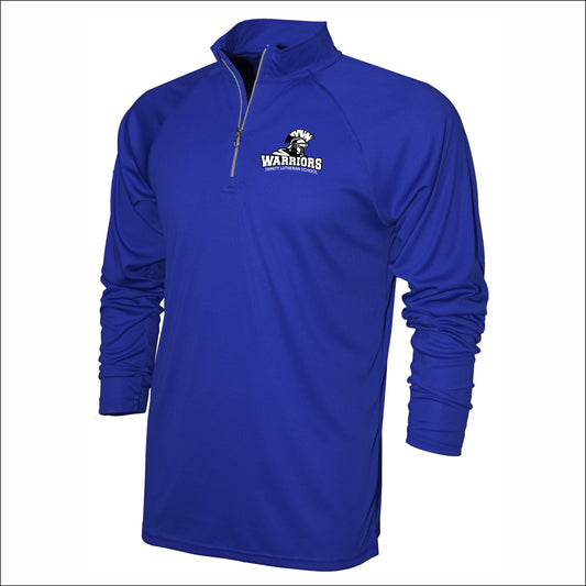 Trinity Lutheran Staff Performance Long Sleeve 1/4 Zip - Design A
