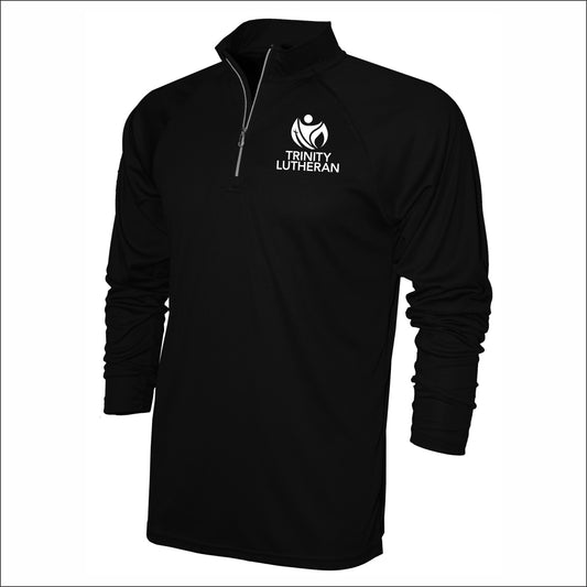 Trinity Lutheran Staff Performance Long Sleeve 1/4 Zip - Design B
