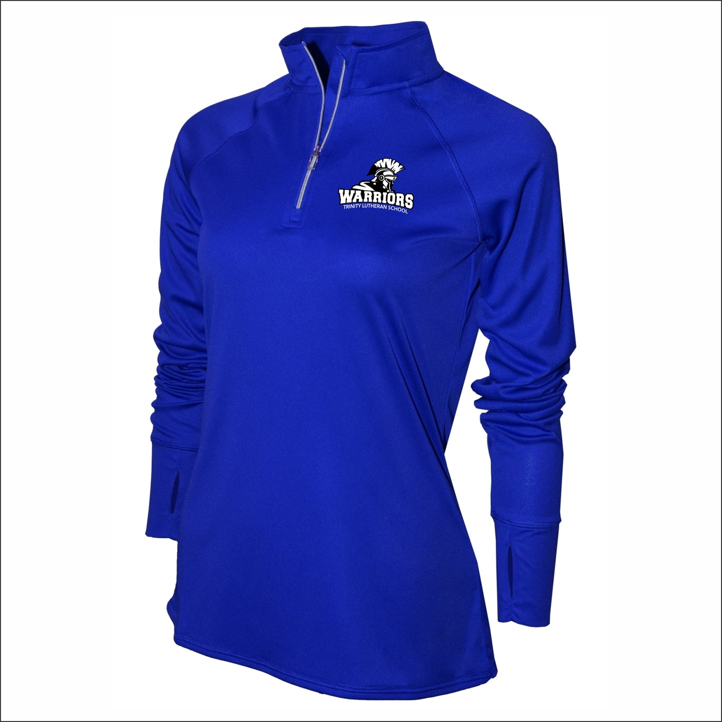 Trinity Lutheran Staff Ladies Performance 1/4 Zip - Design A