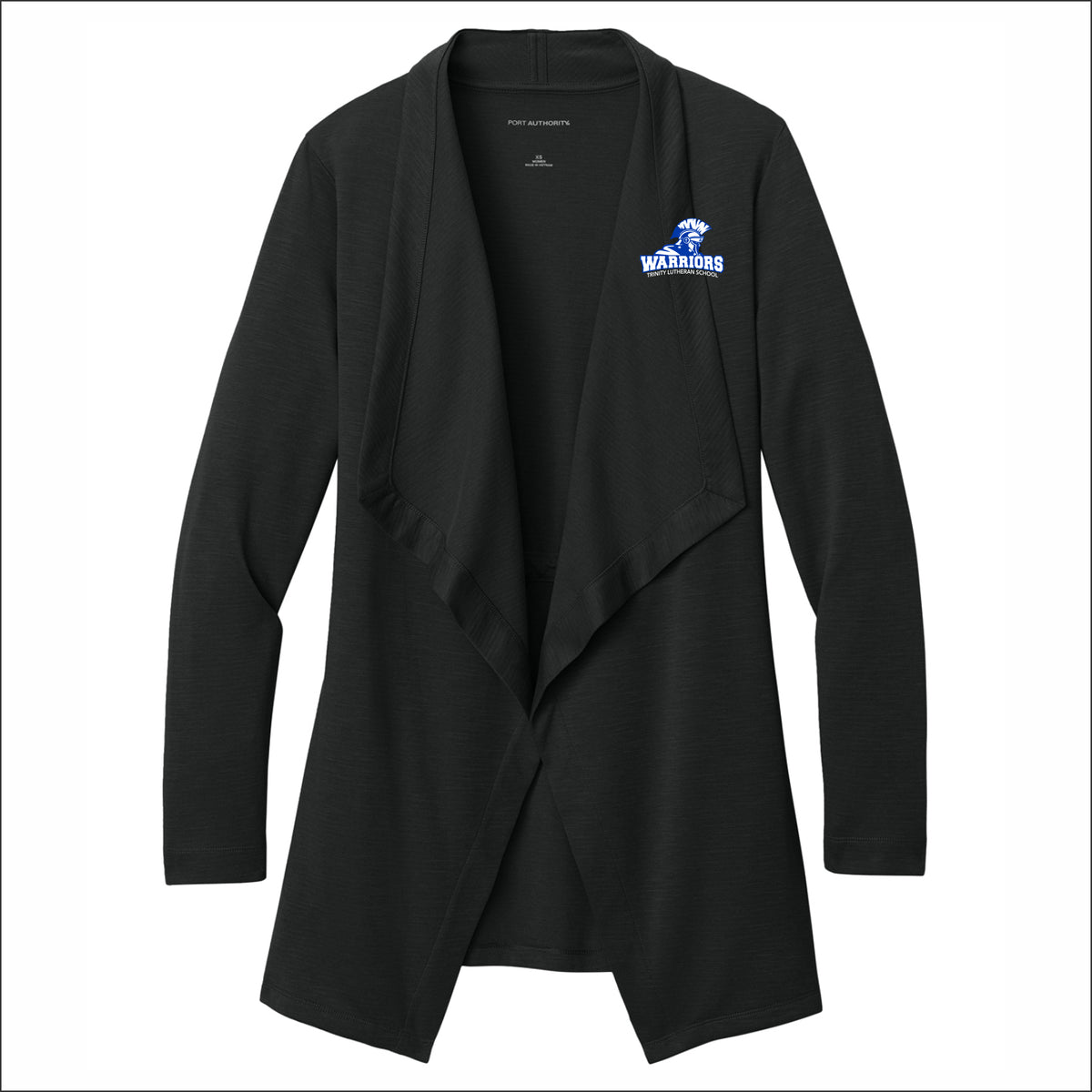 Trinity Lutheran Staff Ladies Breakwater Open Cardigan - Design A