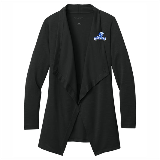 Trinity Lutheran Staff Ladies Breakwater Open Cardigan - Design A
