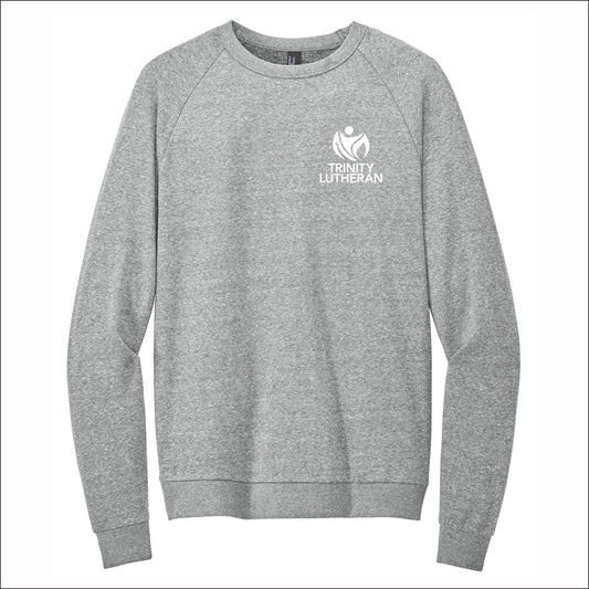 Trinity Lutheran Staff Perfect Tri-Blend Fleece Lightweight Crewneck - Design B