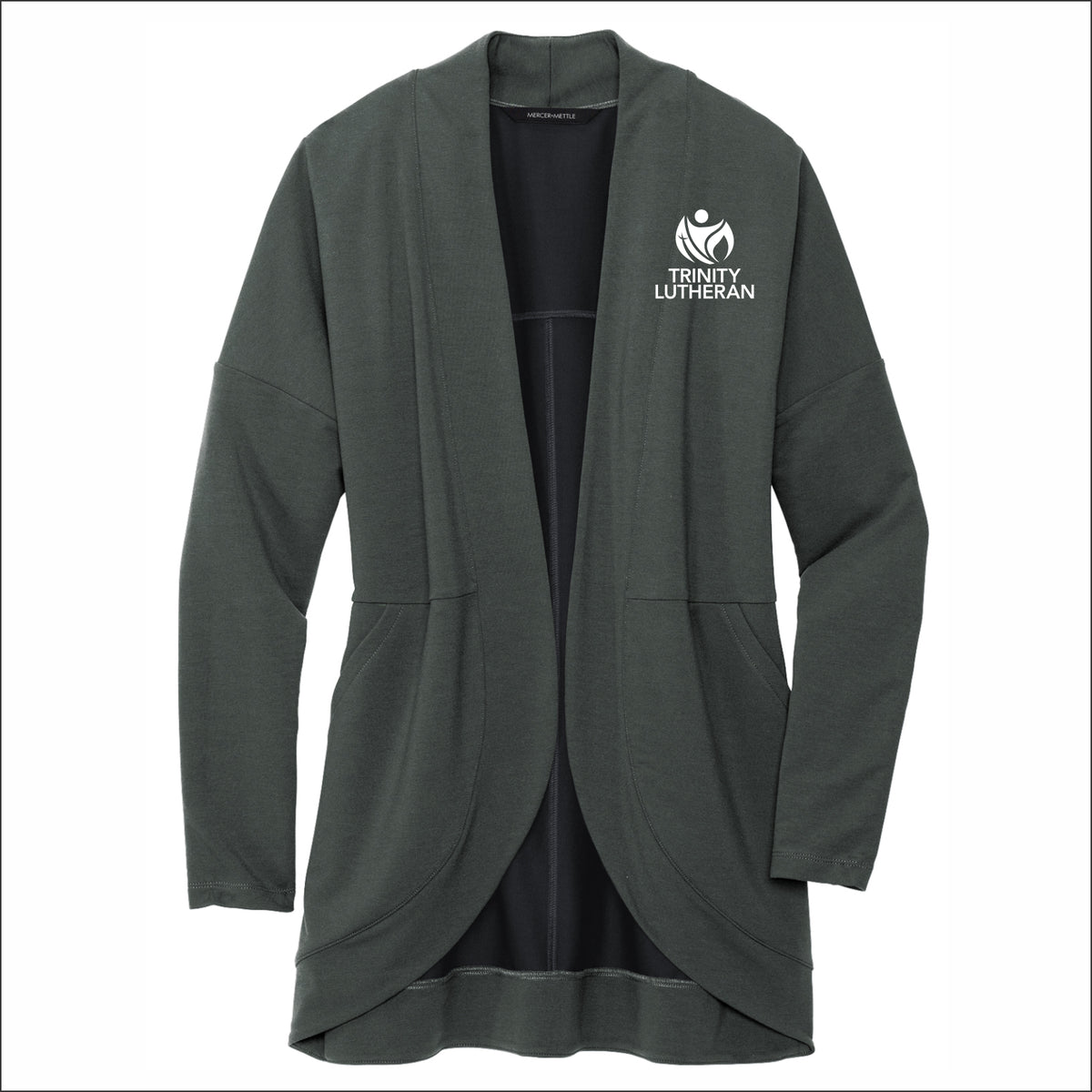 Trinity Lutheran Staff Ladies Stretch Open Front Cardigan