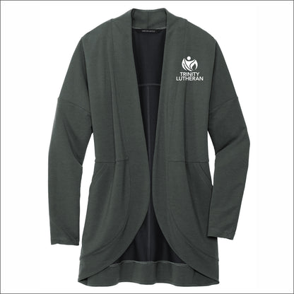 Trinity Lutheran Staff Ladies Stretch Open Front Cardigan
