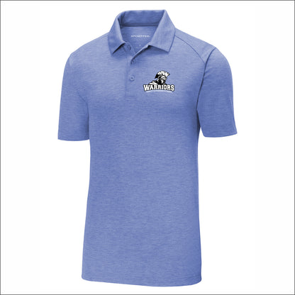 Trinity Lutheran Staff Tri-Blend Wicking Polo Shirt - Design A