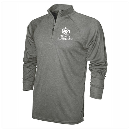 Trinity Lutheran Staff Performance Long Sleeve 1/4 Zip - Design B