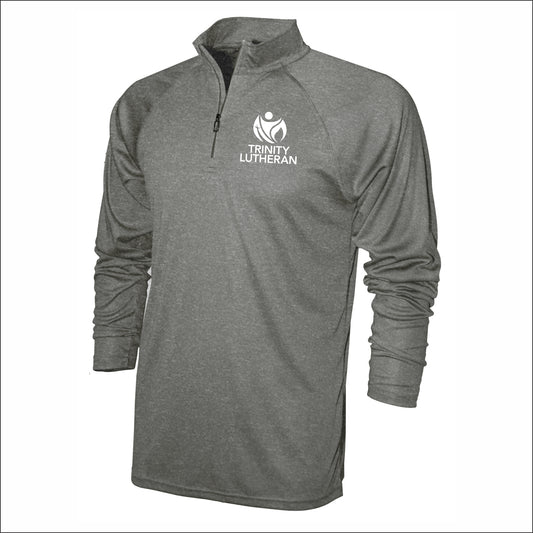 Trinity Lutheran Staff Performance Long Sleeve 1/4 Zip - Design B