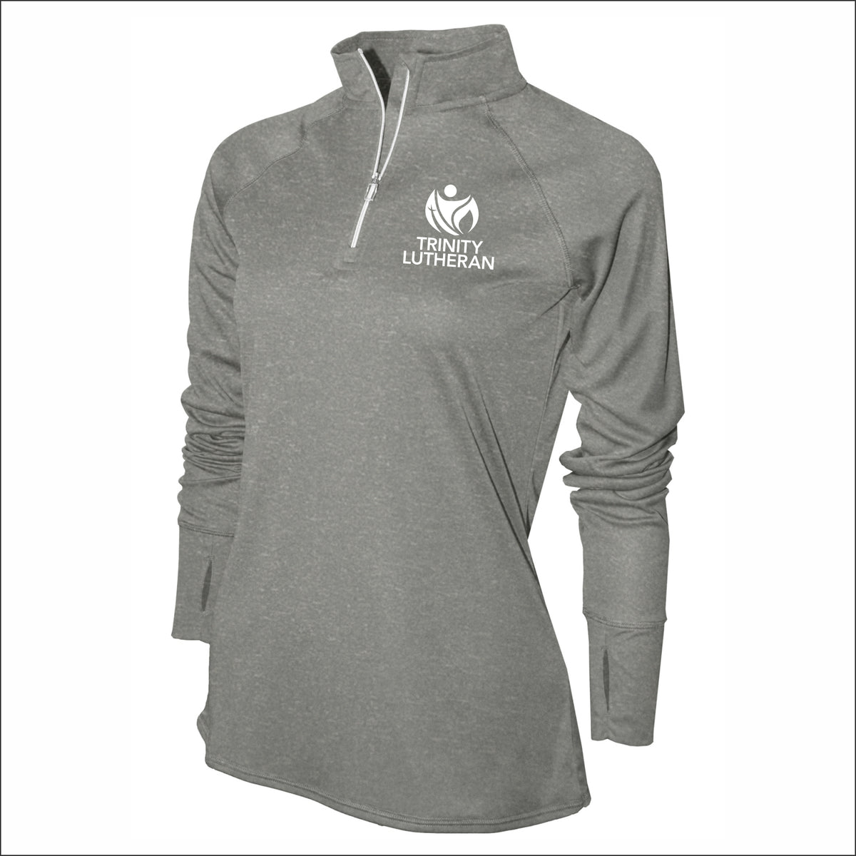 Trinity Lutheran Staff Ladies Performance 1/4 Zip - Design B