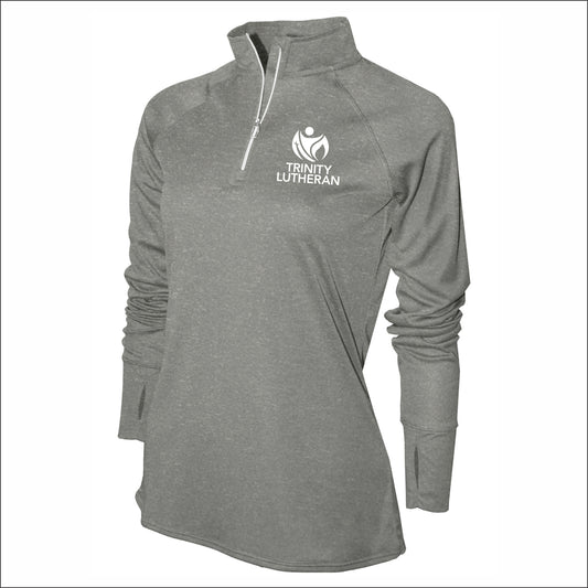 Trinity Lutheran Staff Ladies Performance 1/4 Zip - Design B