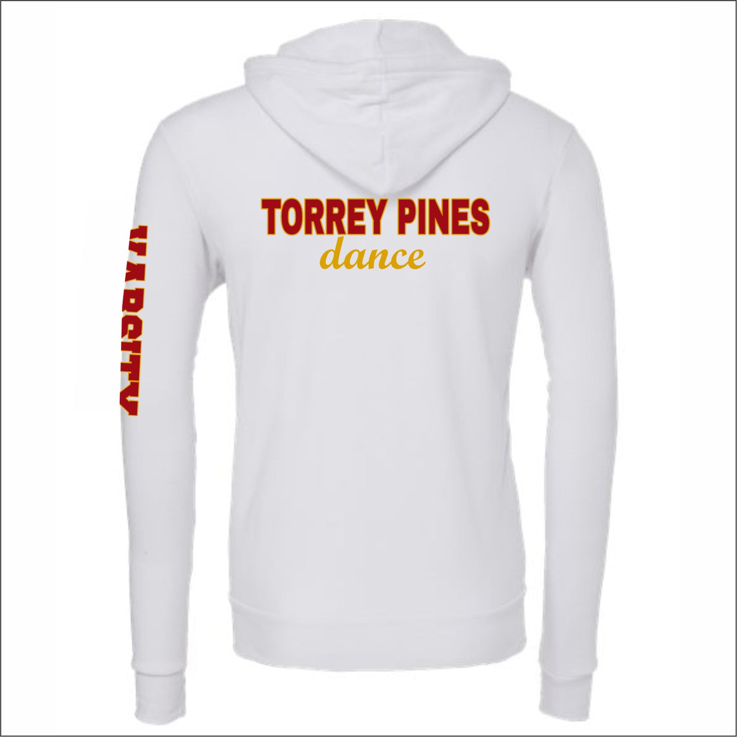 TPDT Sponge Fleece Full-Zip Hooded Sweatshirt