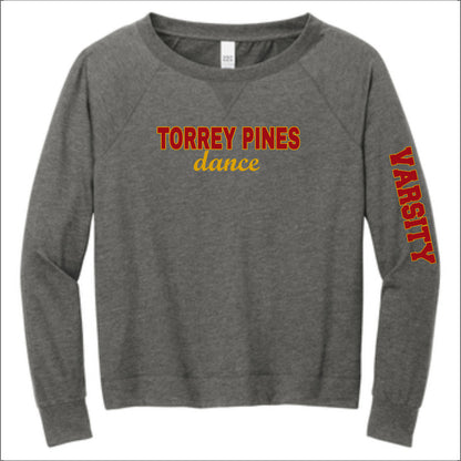 TPDT Ladies Featherweight French Terry Crewneck - Design B