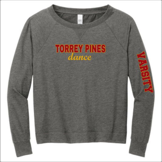 TPDT Ladies Featherweight French Terry Crewneck - Design B