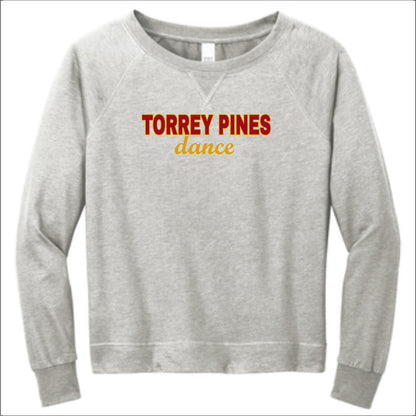 TPDT Ladies Featherweight French Terry Crewneck - Design B