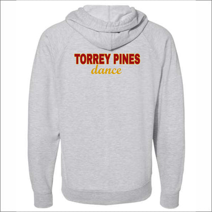 TPDT Ltwt Loopback Terry Full Zip Hoodie - Des. D