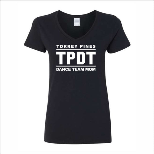 TPDT Ladies V-Neck T-shirt - MOM