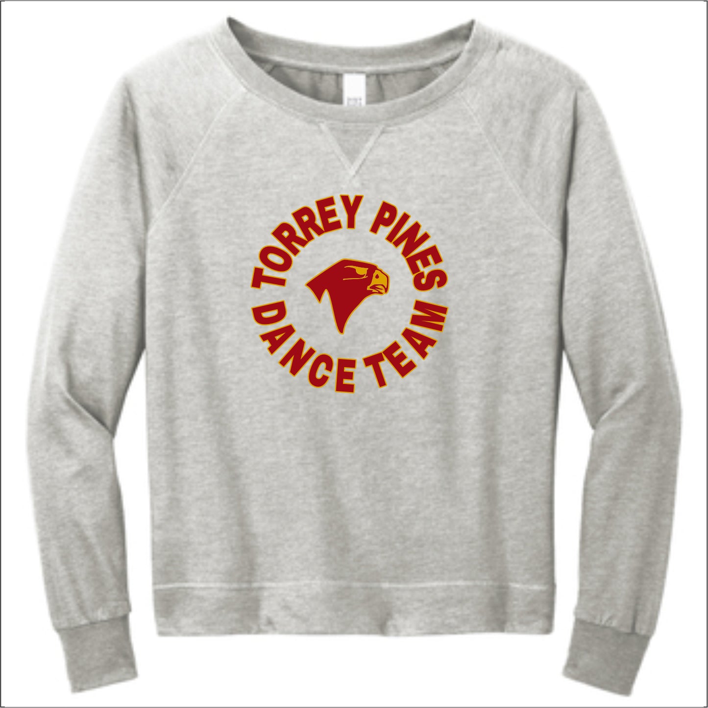 TPDT Ladies Featherweight French Terry Crewneck - Design A