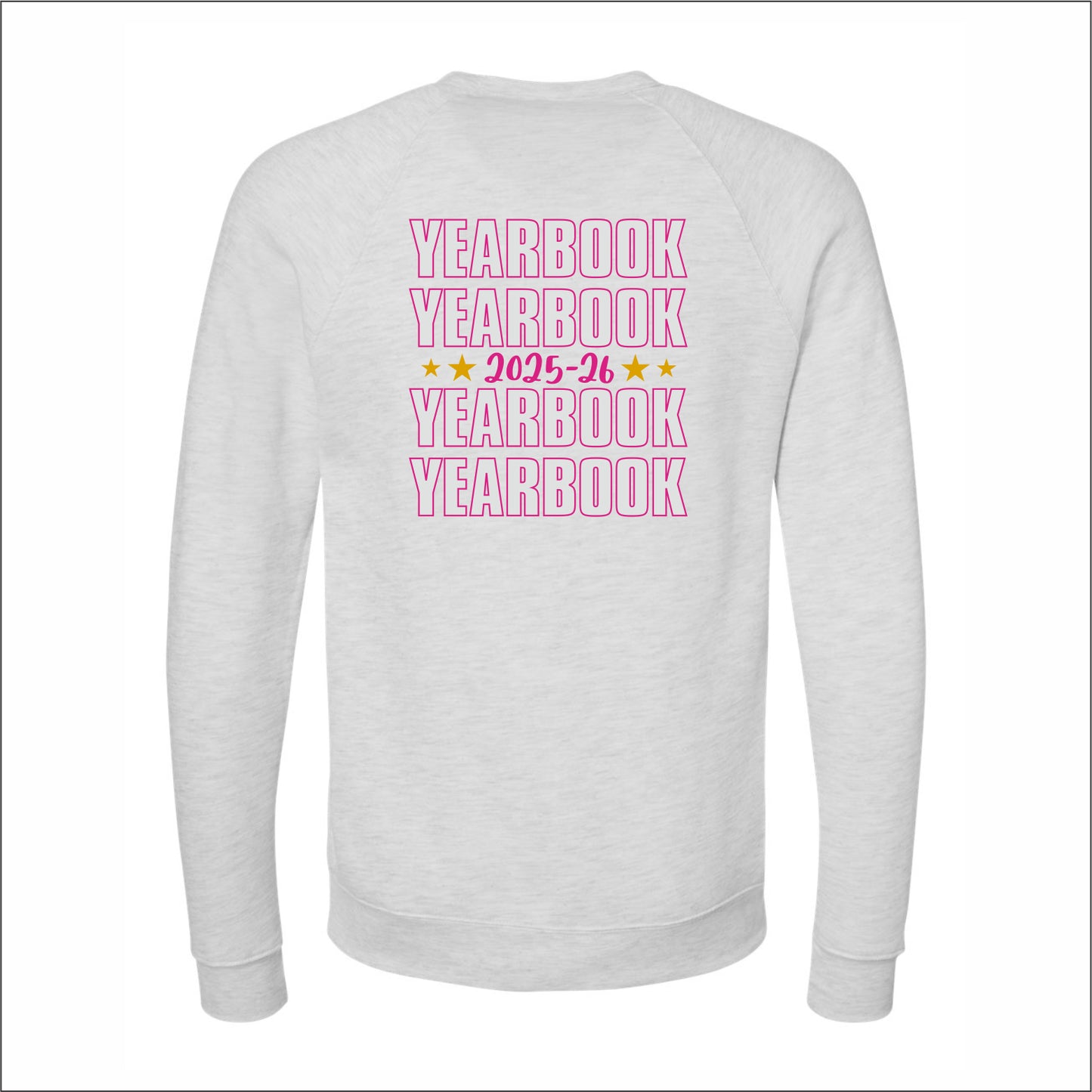 TPHS Yearbook Sponge Fleece Raglan Crewneck Sweatshirt