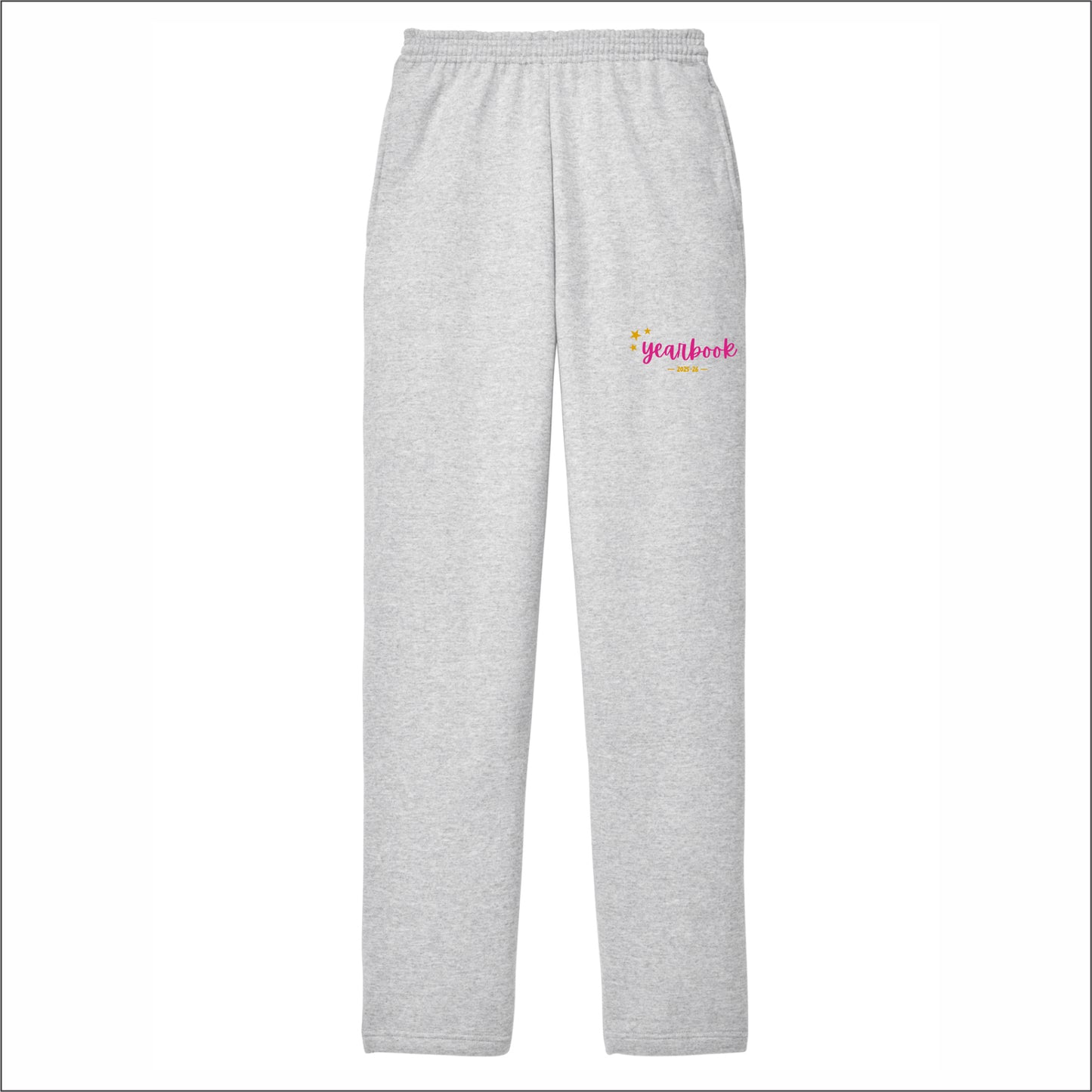 TPHS Yearbook Open Bottom Sweatpants with pockets