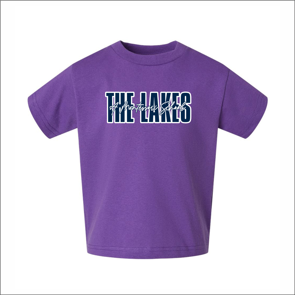 The Lakes Montessori Toddler Cotton Jersey T - Des. A