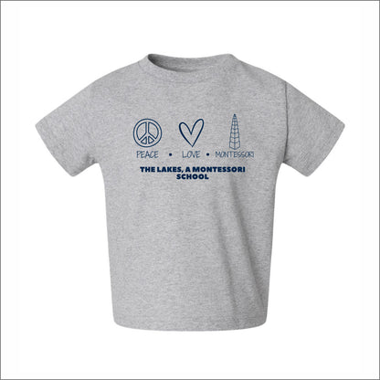 The Lakes Montessori Toddler Cotton Jersey T - Des. B