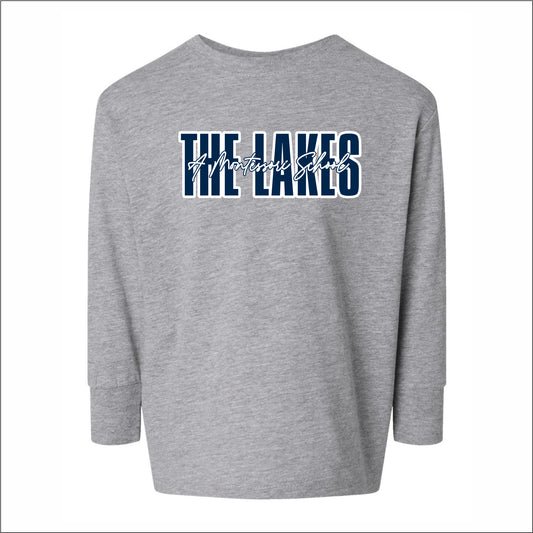 The Lakes Montessori Toddler Fine Jersey Long Sleeve Tee - Des. A