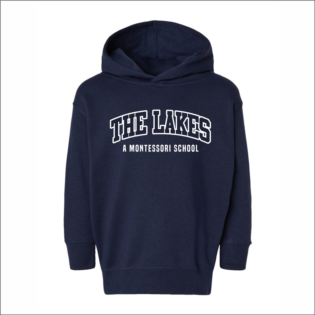 The Lakes Montessori Toddler Pullover Fleece Hoodie - Des. C