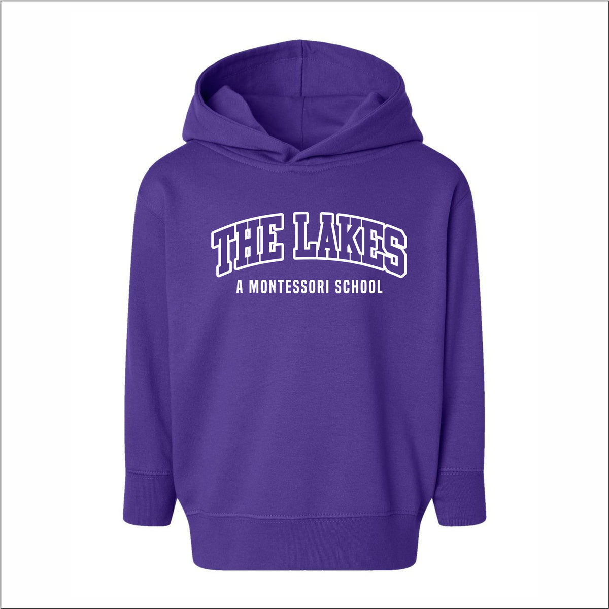 The Lakes Montessori Toddler Pullover Fleece Hoodie - Des. C